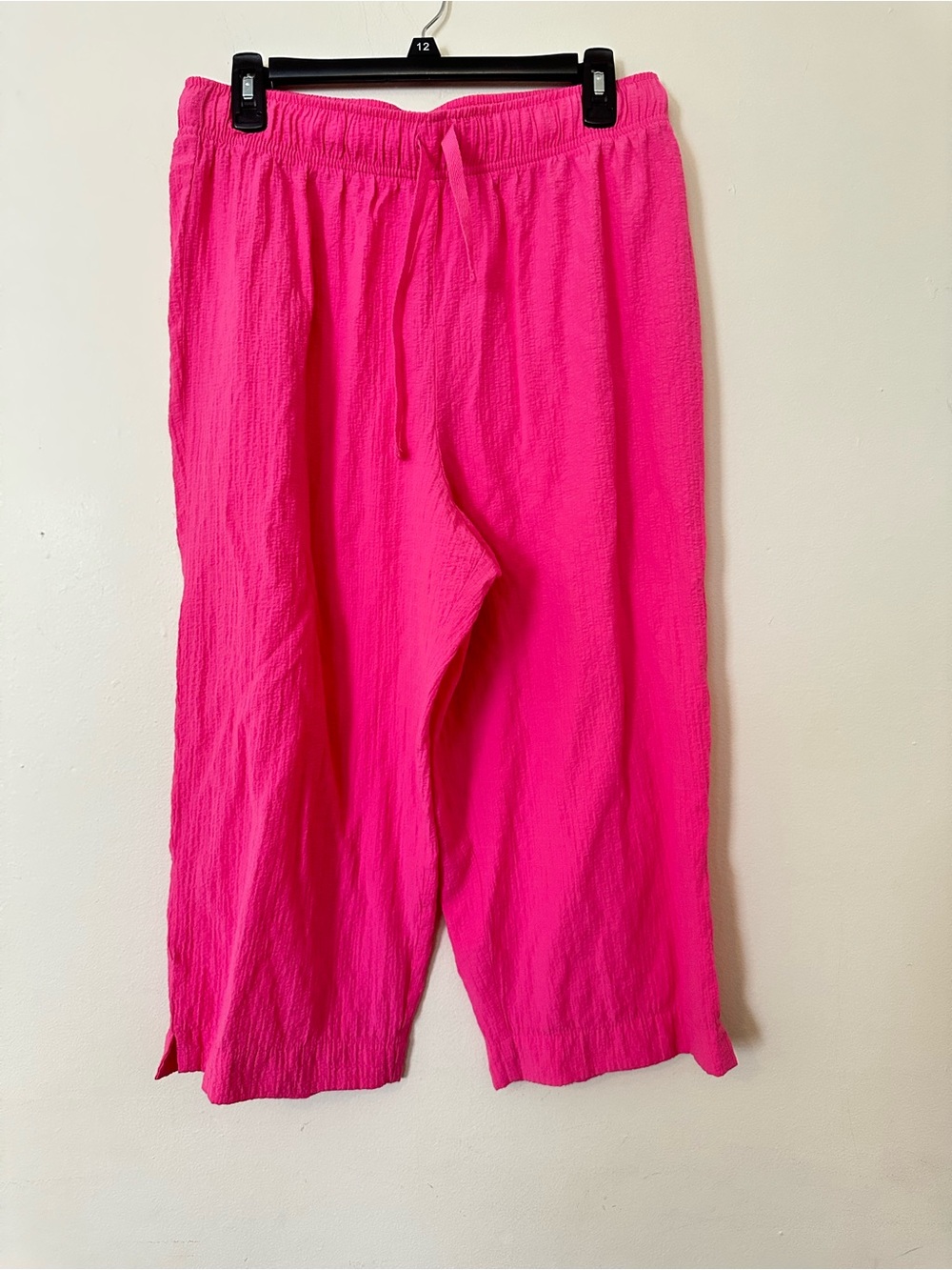 White Stag Bright Pink Wide Leg Pants | Large 12-14